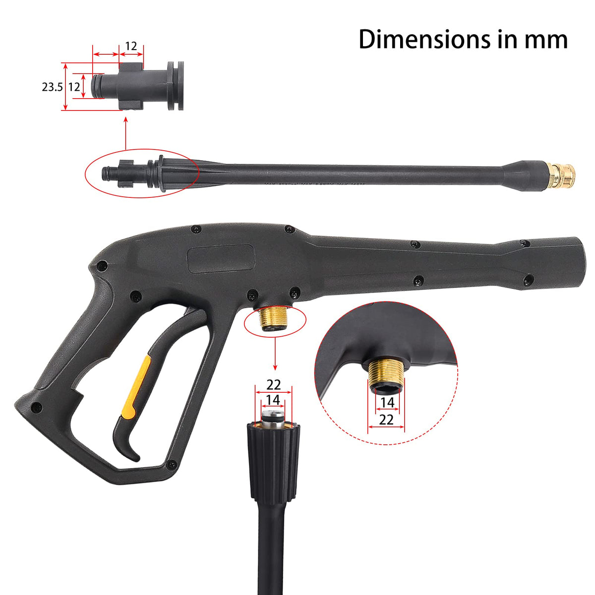 BEAR FORCE compatibility with select Greenworks Ryobi Craftsman Kar-cher SunJoe and more