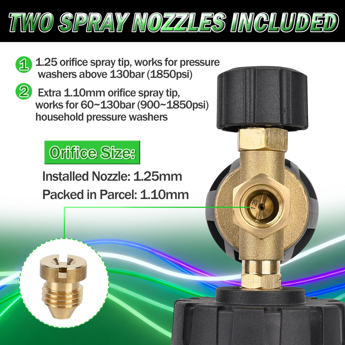 BEAR FORCE ProPlus brass connectors for durability and corrosion resistance