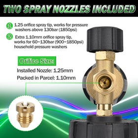 BEAR FORCE ProPlus brass connectors for durability and corrosion resistance