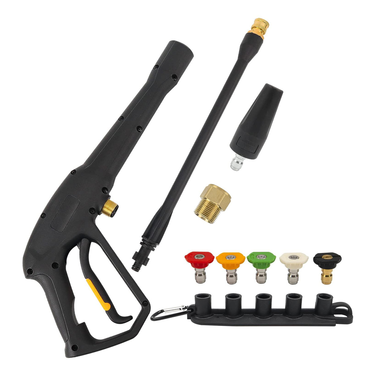 Bear Force replacement spray gun with extension wand offers precise reach for versatile cleaning.