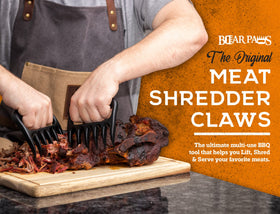Bear Paws Meat Claws lifting brisket for clean shredding