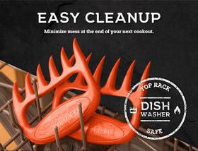 Bear Paws claws dishwasher safe for quick cleanup
