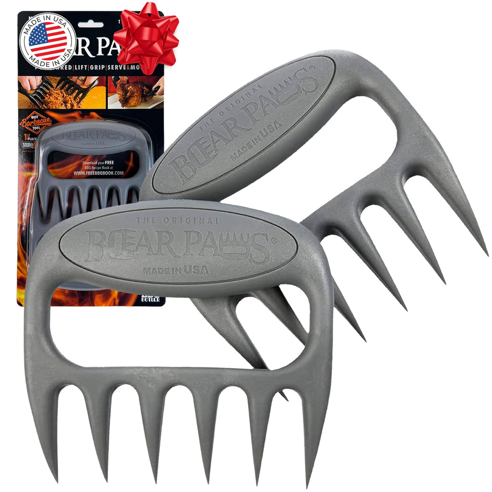 Bear Paws Meat Claws lifting pulled pork for easy shredding and serving