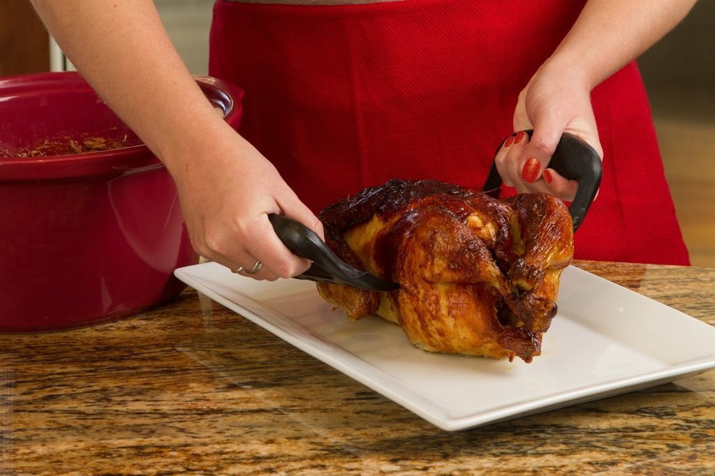 Bear Paws Meat Claws shredding chicken with precision and control