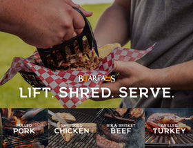 Bear Paws Meat Claws shredding meat with safe, sharp blades