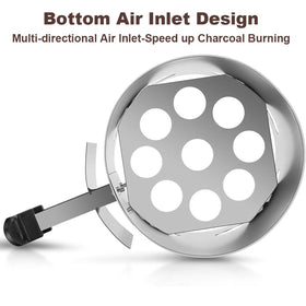 BEAU JARDIN ignition process in minutes for quick outdoor cooking