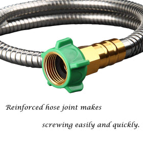 Beaulife connector with reinforced joint demonstrates leak resistance and quick screwing.
