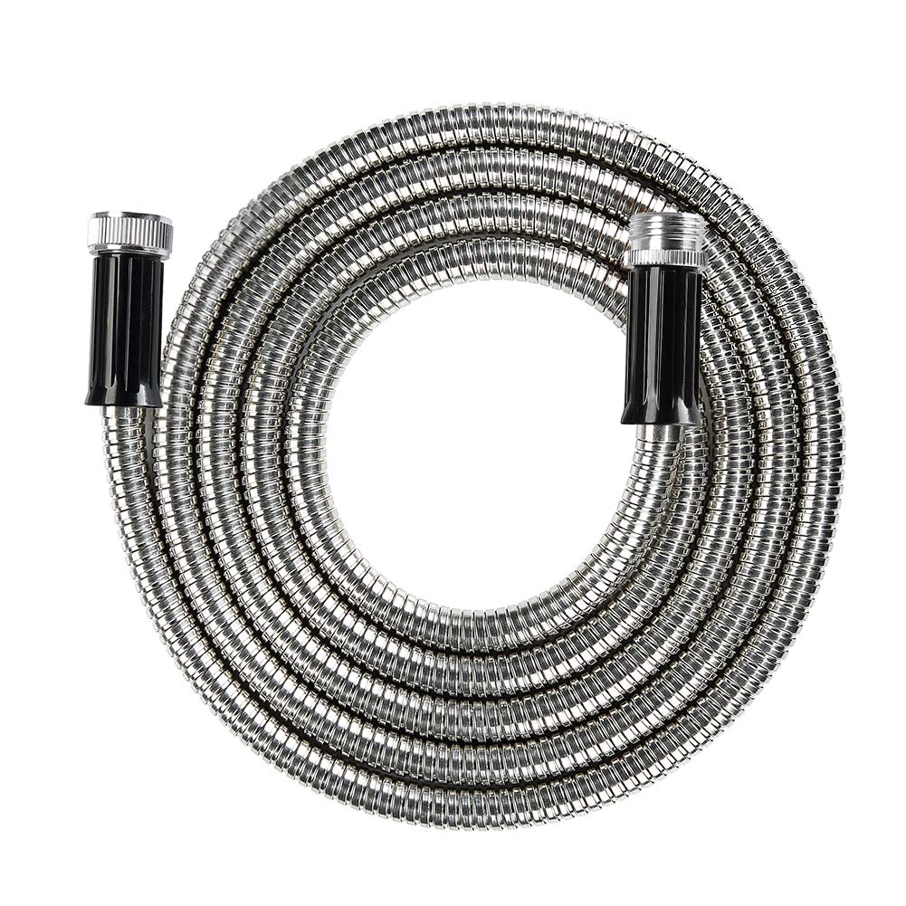 Beaulife metal garden hose 15ft connector for stronger flow and quick watering.