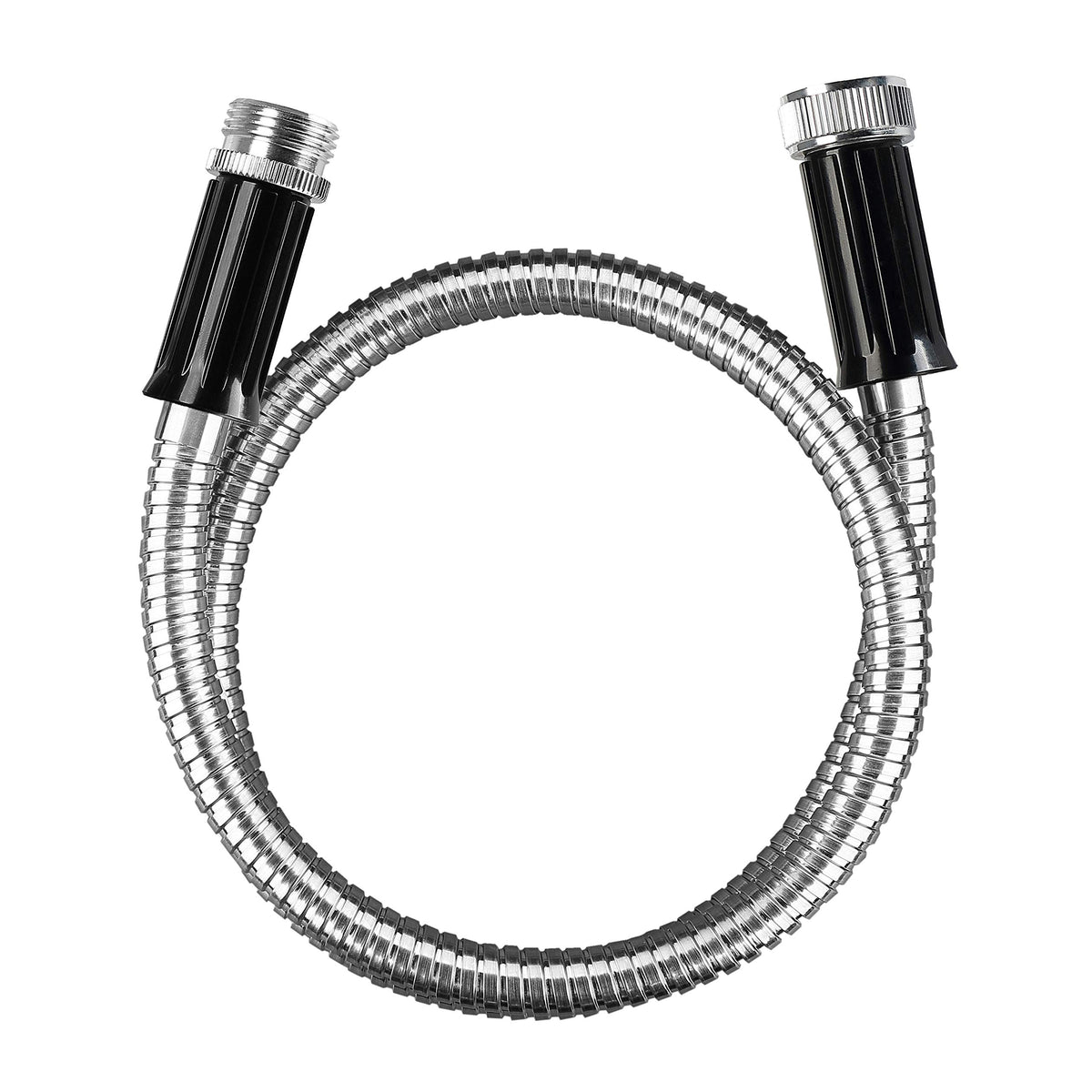 Beaulife metal short hose 3ft connector showing compact, easy-to-store design for quick watering