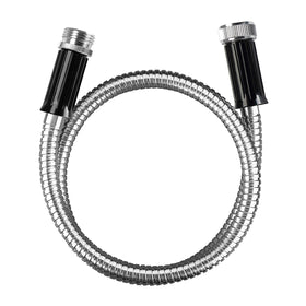 Beaulife metal short hose 3ft connector showing compact, easy-to-store design for quick watering