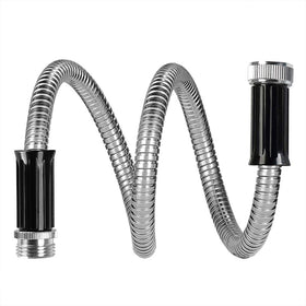 Beaulife stainless steel hose close-up emphasizes corrosion resistance and long life