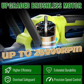 BeautFirst 20V hedge trimmer adjustable head enables shaping in tight spaces.