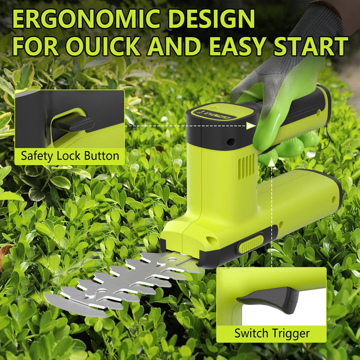 BeautFirst manganese steel blades provide lasting sharpness for frequent trimming.