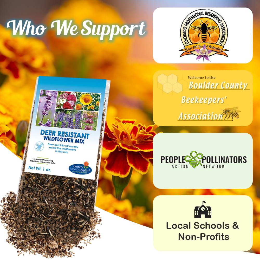 Beauty Beyond Belief gift-ready wildflower mix for gardeners and landscapes.