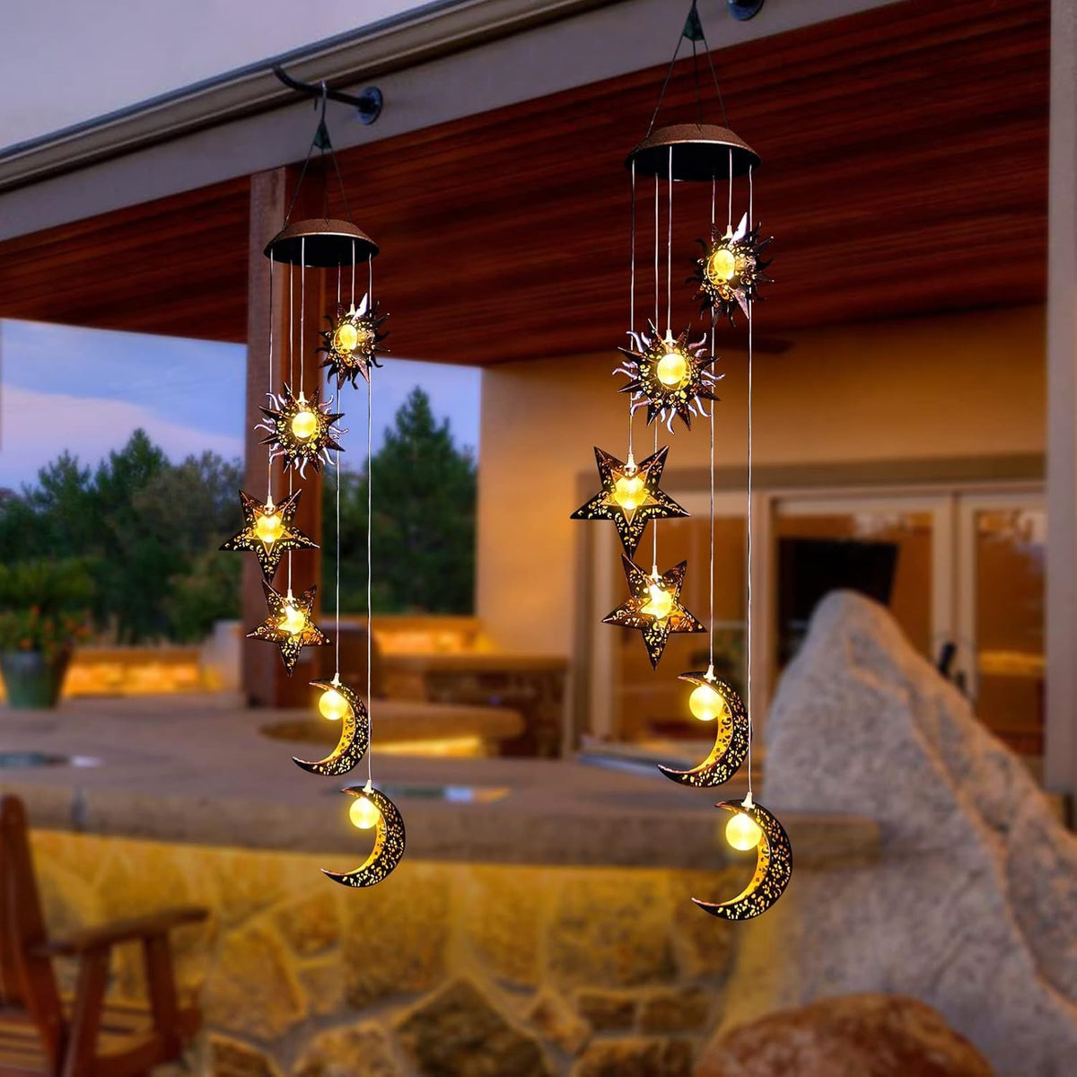 Beautyard solar wind chimes make a thoughtful gift for moms.