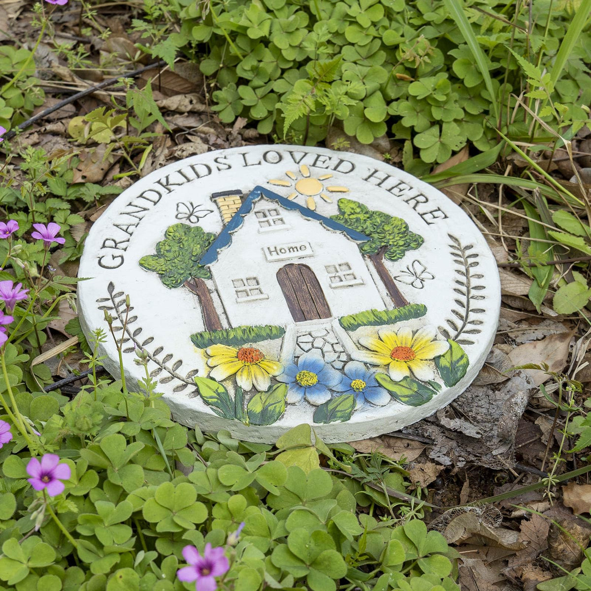 Bechivie stepping stone makes a thoughtful gift from grandchildren