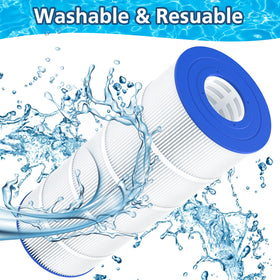 Beckacher PA120 two-pack in-use pool scene demonstrates easy maintenance and clearer water.