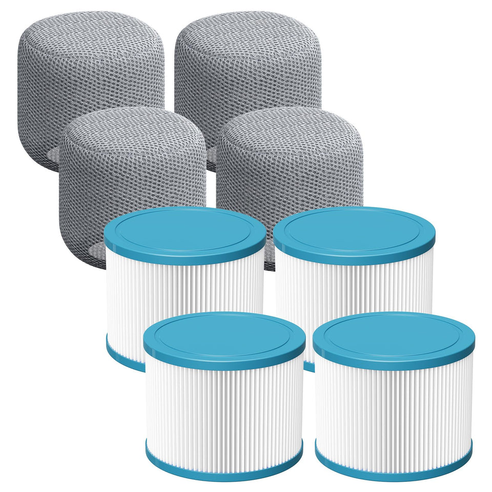 Beckacher RELXTIME-compatible spa filter improves water clarity.