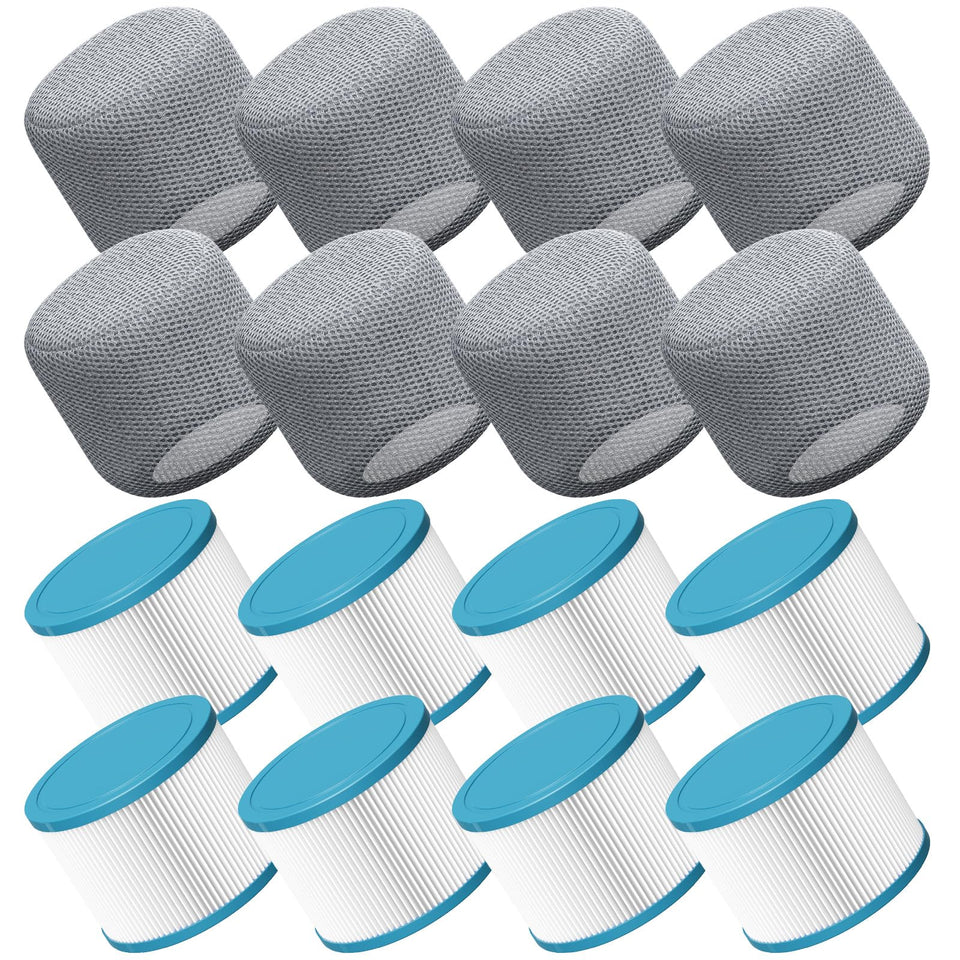 Beckacher RELXTIME hot tub filter 8-pack for clean, clear water.