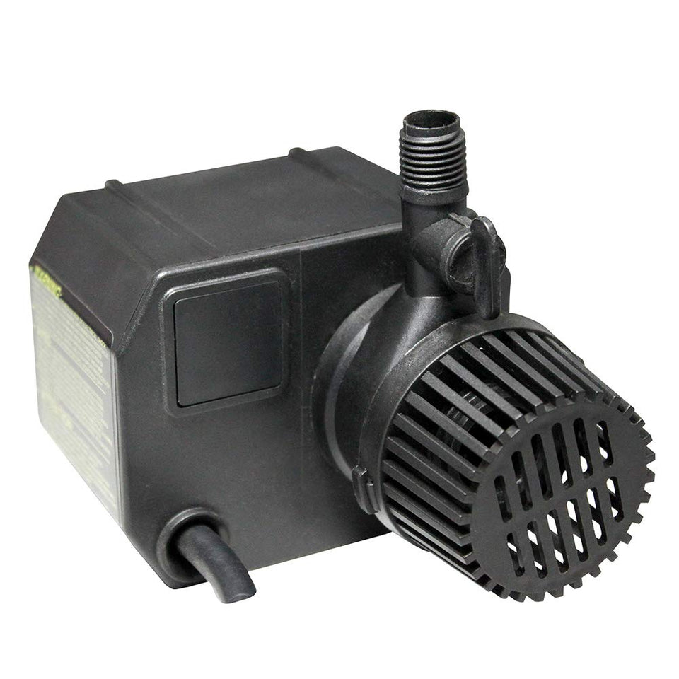 Beckett G355AG pond pump outdoors for fountains and wildlife-friendly water features.