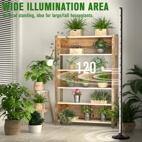 bedee dimmable grow light with 4-8-12-hour timer for flexible schedules