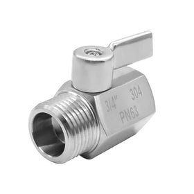 Beduan stainless steel valve body shows durability for outdoor use.