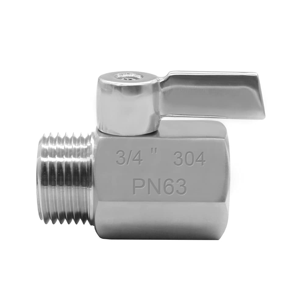 Beduan valve handle shows smooth on/off operation.