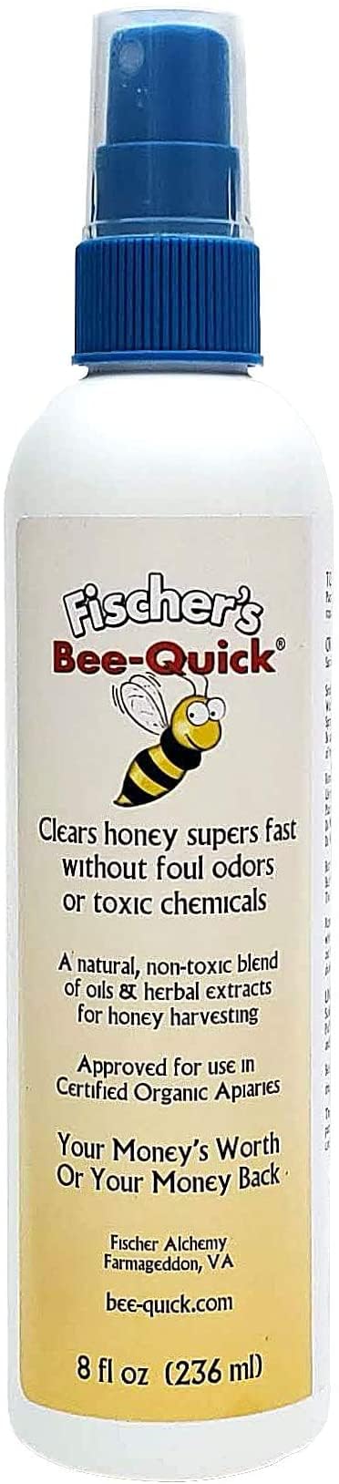 Bee-Quick honey harvest from supers in action for quicker, safer beekeeping