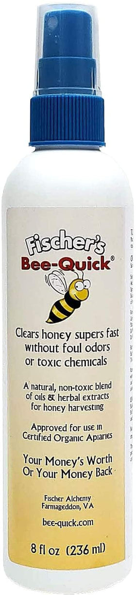 Bee-Quick honey harvest from supers in action for quicker, safer beekeeping