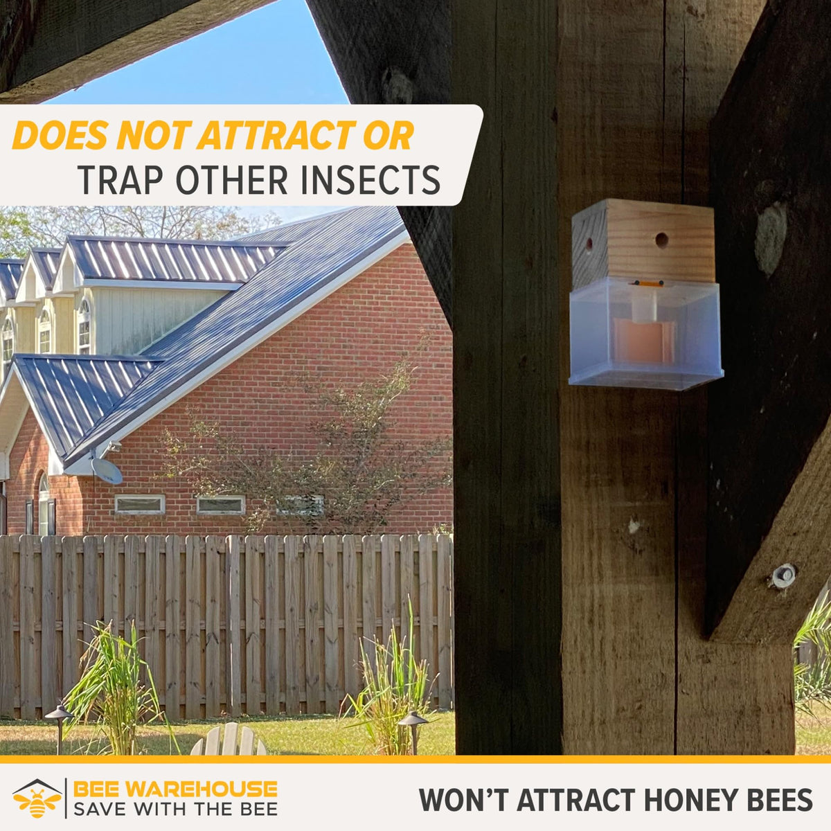 Bee Warehouse hanging hardware image for quick outdoor installation.