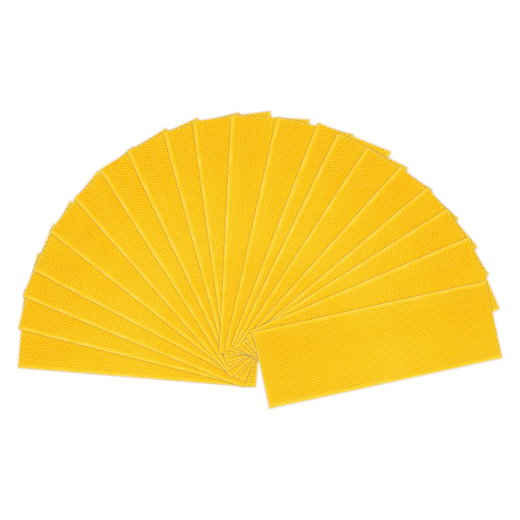BeeCastle 20 wax-coated foundation sheets for Langstroth frames