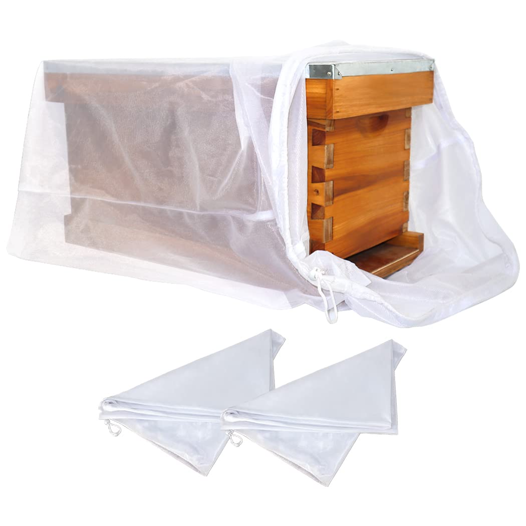 BeeCastle 2pc nuc mesh transport bag for safe hive moves.