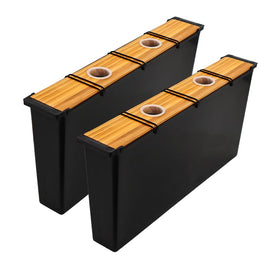 BeeCastle Bee Feeders 6L capacity in a two-hive setup for steady water access