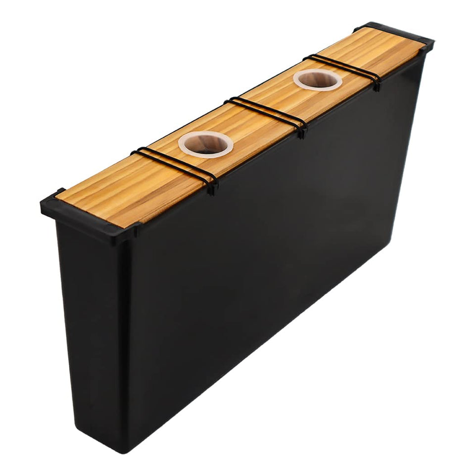 BeeCastle Bee Pro Feeder mounted in a deep frame for hive hydration.