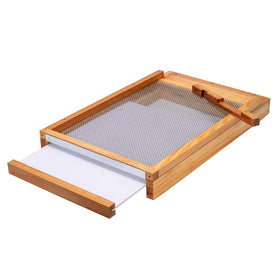 BeeCastle beehive bottom board with beeswax coating for weather protection