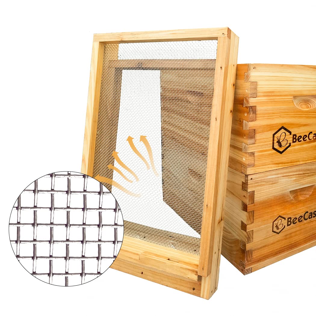 BeeCastle beehive bottom board easy to swap for hive maintenance