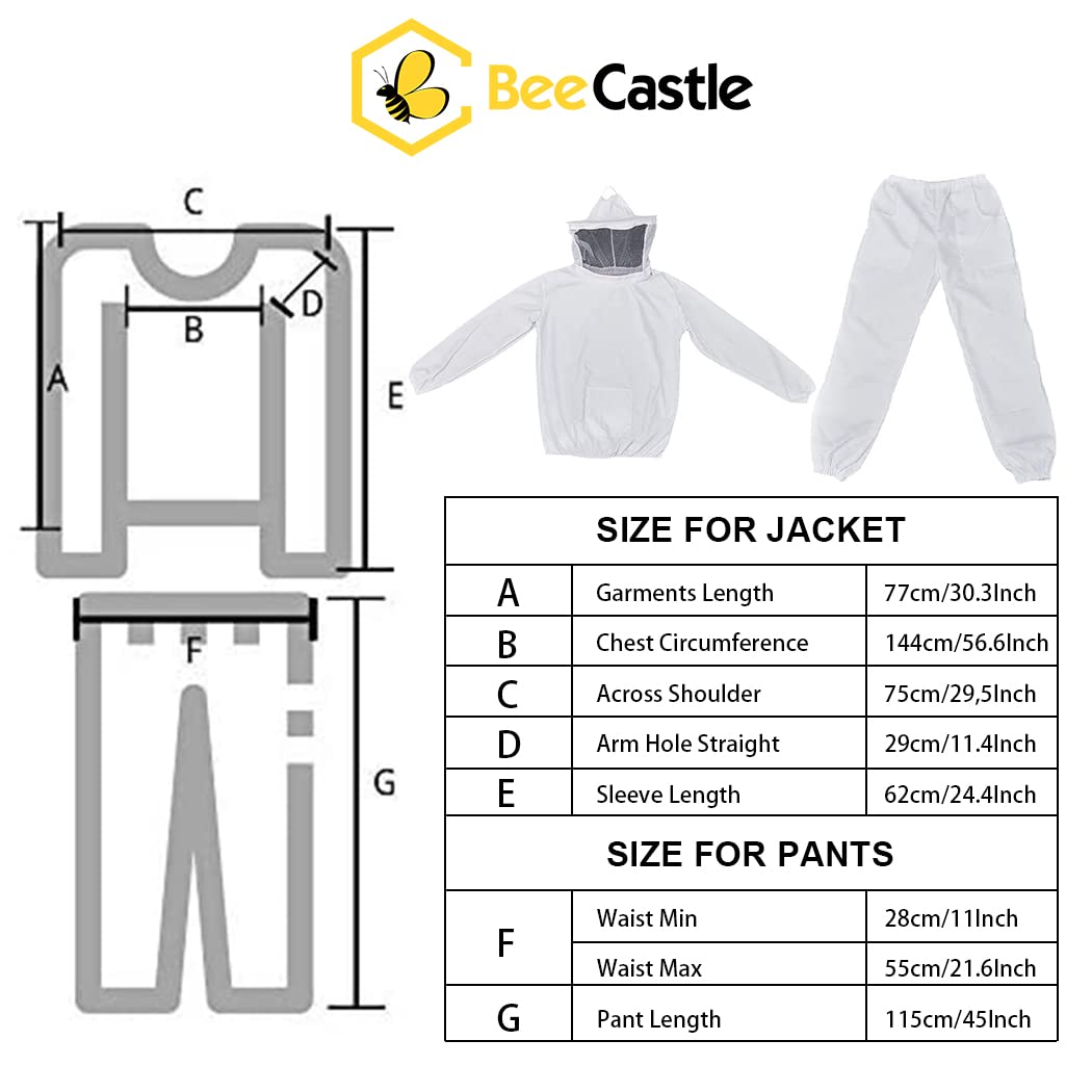 BeeCastle beekeeping tool kit with smoker for calm hive checks