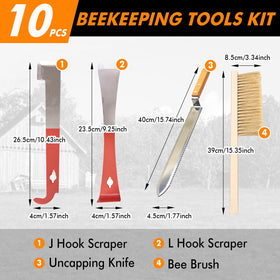 BeeCastle hive frame grip with wooden handle for easy frame movement