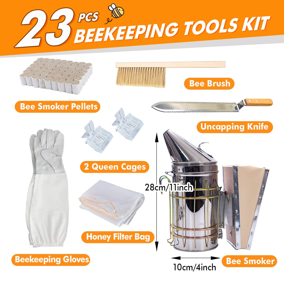 BeeCastle honey harvesting tools for efficient extraction and clean harvesting.