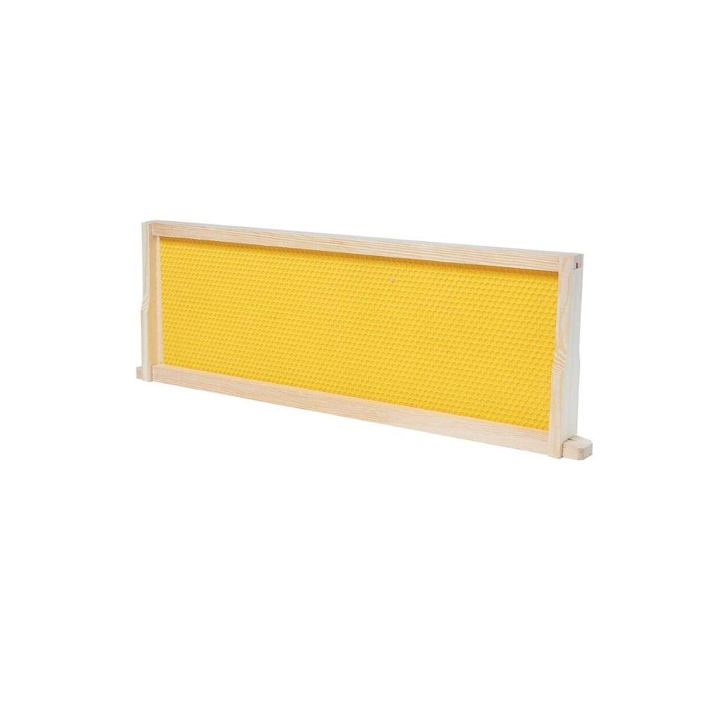 BeeCastle medium Langstroth-compatible frames fit standard supers for harvesting
