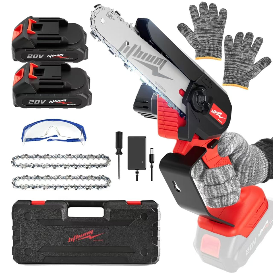 Beedeck Mini Chainsaw cordless for on-the-go cutting and pruning.