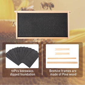 BEEINN cedar beehive box offers durable outdoor performance and weather resistance.