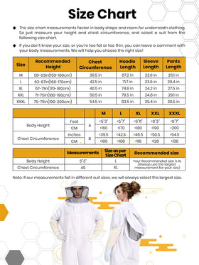 Beekingdom bee suit with adjustable cuffs ensuring snug fit and comfortable wear.