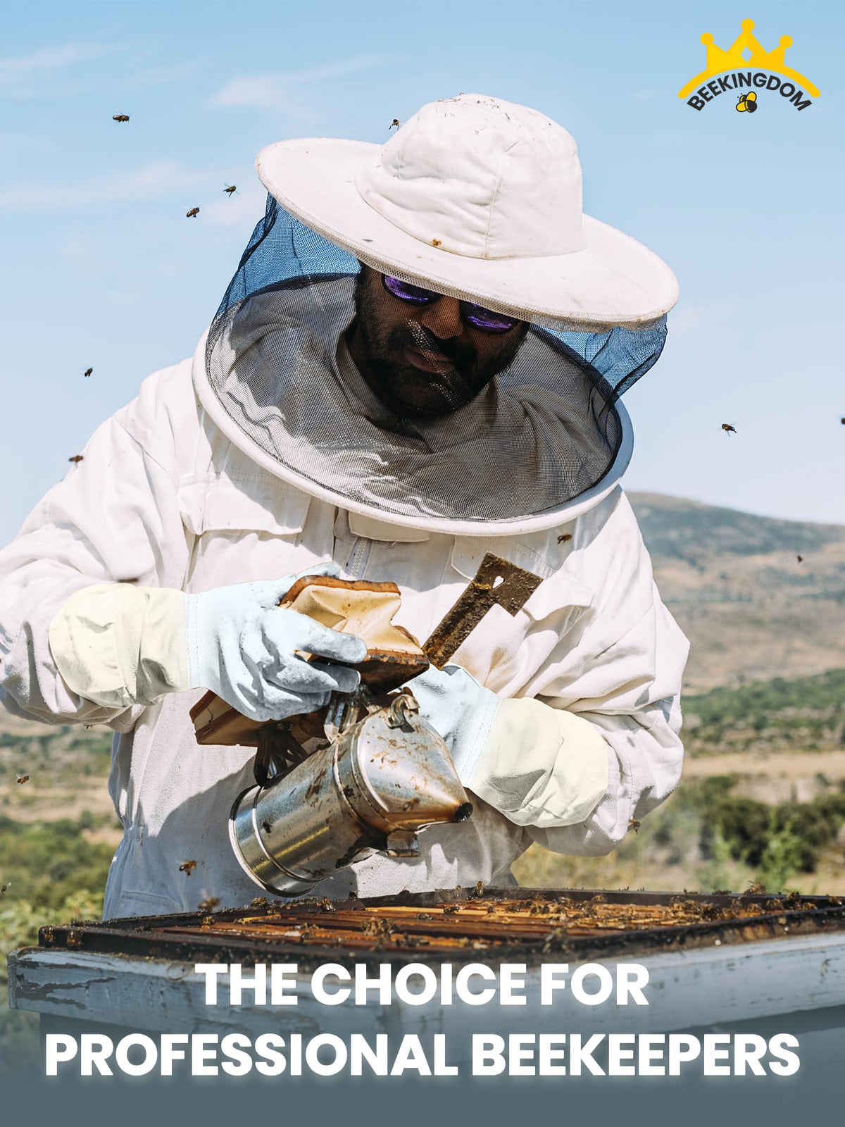 Beekingdom bee suit package includes gloves and one-year repair service.