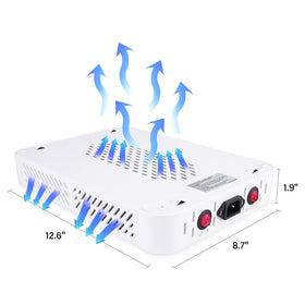 Beelux grow light ready to install with power cord and hanging accessories