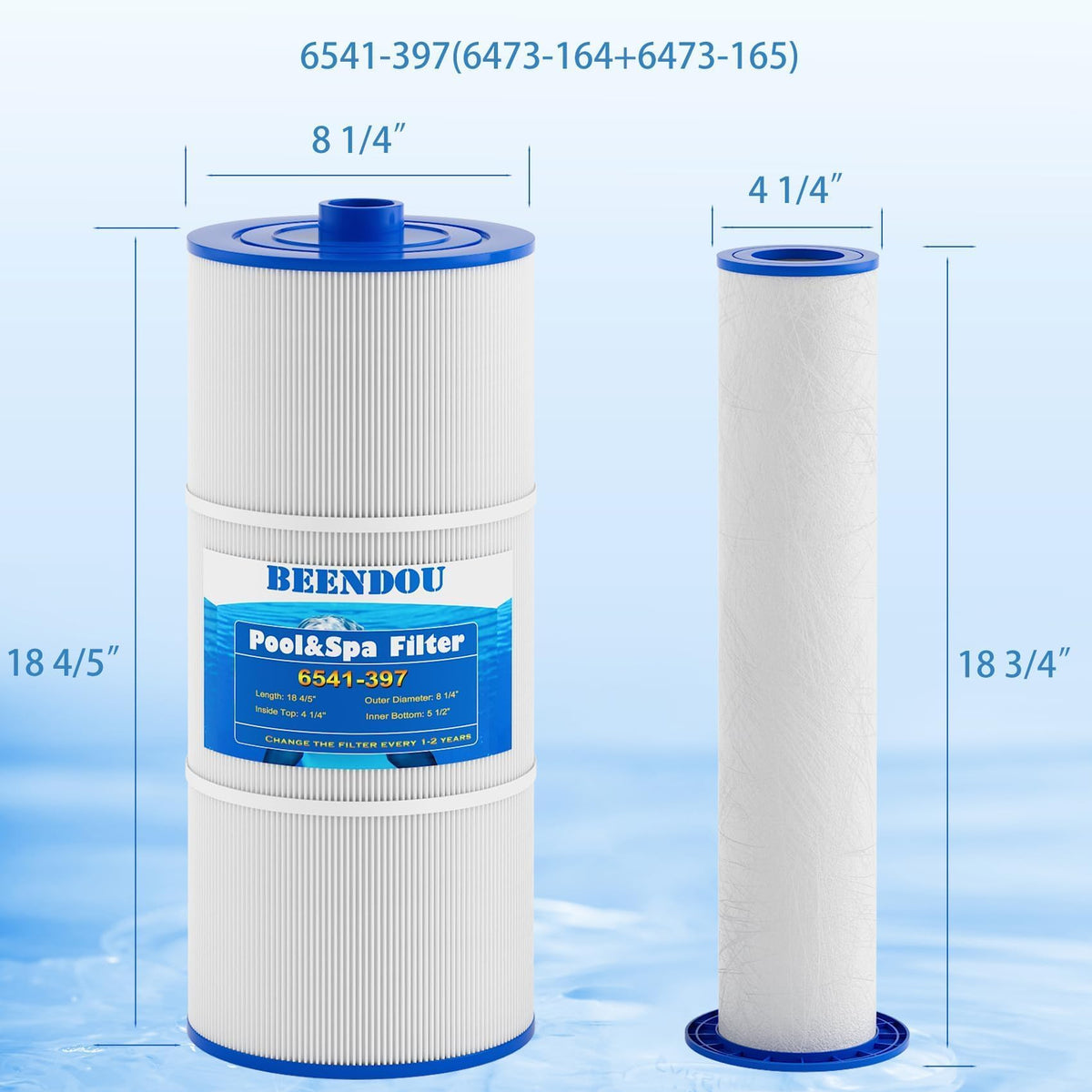 Beendou 6541-397 spa filter dimensions ensure correct fit in Sundance 880 series