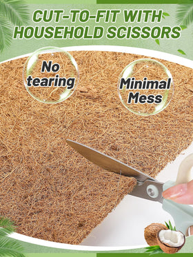 Beeplove 16-inch coco fiber liner ideal for front-door baskets.