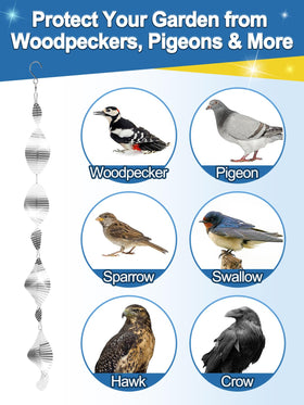 Beeplove fishbone spinners provide wide coverage for fruit trees and balconies.