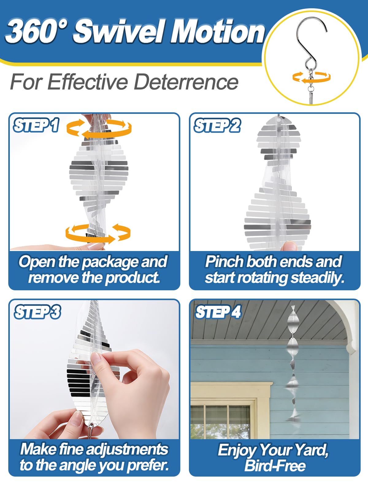 Three extended strands create a larger visual disturbance area.