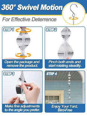 Three extended strands create a larger visual disturbance area.